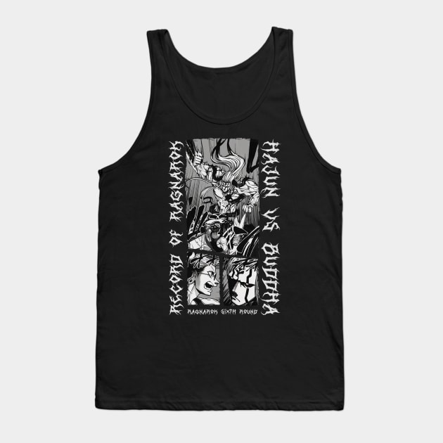 Buddha vs Hajun - RECORD RAGNAROK - SHUUMATSU VALKYRIE Manga Design V3 Tank Top by JPNDEMON